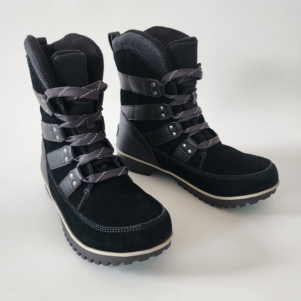 Sorel Brown Meadow Lace Premium Suede Boots Waterproof Winter Boot size 5
